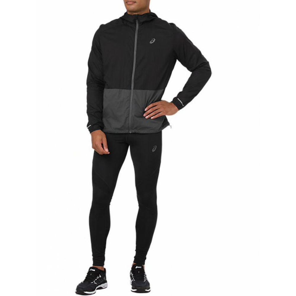メンズウェア BRIEFING PACKABLE TAILORED JACKET Geaca barbati ASICS PACKABLE JACKET Dark Grey/Black | InfinityRun